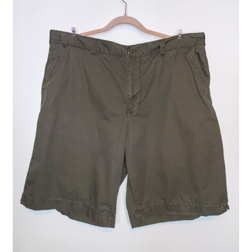 Old Navy Mens Size 40 Army Green Straight Fit Casual Shorts 10" Inseam Preppy
